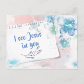 Carte Postale Je vois Jésus en toi (Devant)