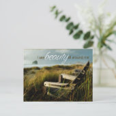 Carte Postale « Je vois la beauté » Affirmation de motivation (Debout devant)