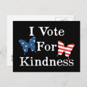 Carte Postale Je Vote Pour La Génialité (Devant / Derrière)