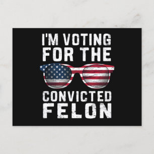 Carte Postale Je Vote Pour Le Condamné Féon Pro Trump 2024