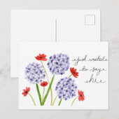 Carte Postale Je voulais juste dire Salut (Devant / Derrière)