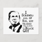 Carte Postale Je vous ai tous défoncés mais merci d'avoir blâmé  (Devant)