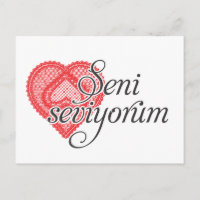Je vous aime en turc - Seni seviyorum