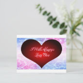 Carte Postale Je vous aimerai toujours (Debout devant)