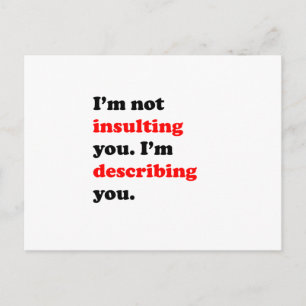 Carte Postale Je vous décrit