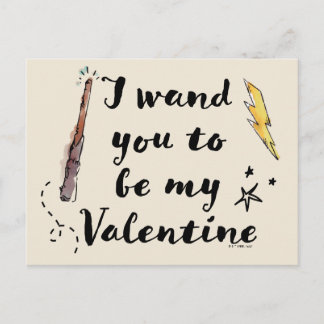 Carte Postale Je Vous Demande D'Être Ma Valentine