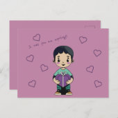 Carte Postale Je vous dois des excuses (Devant / Derrière)