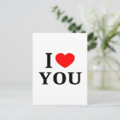 Carte Postale Je ❤️ VOUS JE T'AIME JE T'AIME (Debout devant)