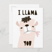 Carte Postale Je Vous Llama (Devant / Derrière)