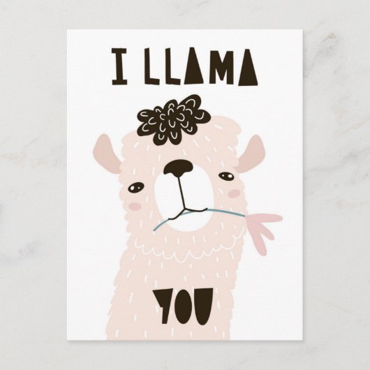 Carte Postale Je Vous Llama (Devant)