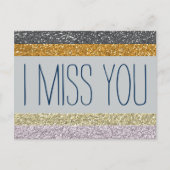 Carte Postale Je Vous Manque (Devant)