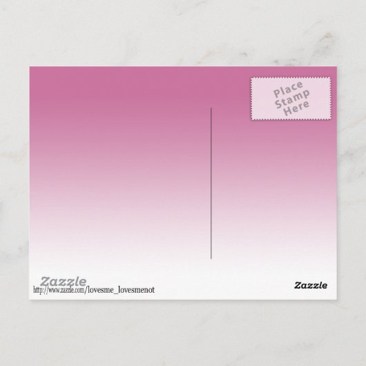 Carte Postale Je Vous Manque (Dos)