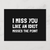 Carte Postale Je Vous Manque (Devant)