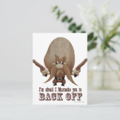 Carte Postale Je Vous Moustache De Reculer (Debout devant)