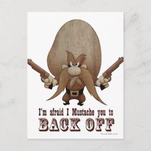 Carte Postale Je Vous Moustache De Reculer