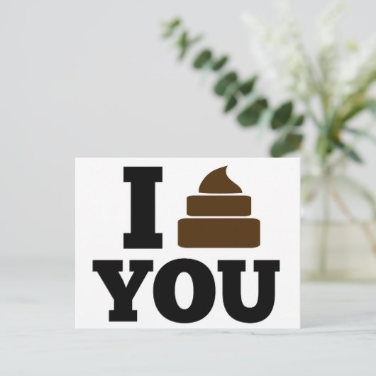 Carte Postale Je Vous Pose (Debout devant)