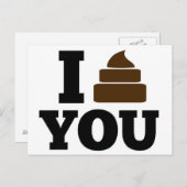 Carte Postale Je Vous Pose (Devant / Derrière)