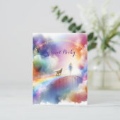 Carte Postale Je vous rencontrerai au Pont Arc-en-Ciel (Debout devant)