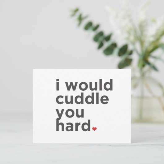 Carte Postale Je Vous Serais Dur (Debout devant)