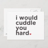 Carte Postale Je Vous Serais Dur (Devant / Derrière)