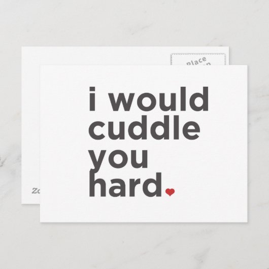 Carte Postale Je Vous Serais Dur (Devant / Derrière)