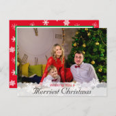 Carte Postale Je vous souhaite un Noël des plus joyeux (Devant / Derrière)