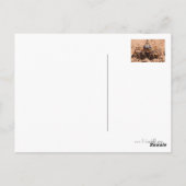 Carte Postale Je vous vois - crabe à la plage près (Dos)