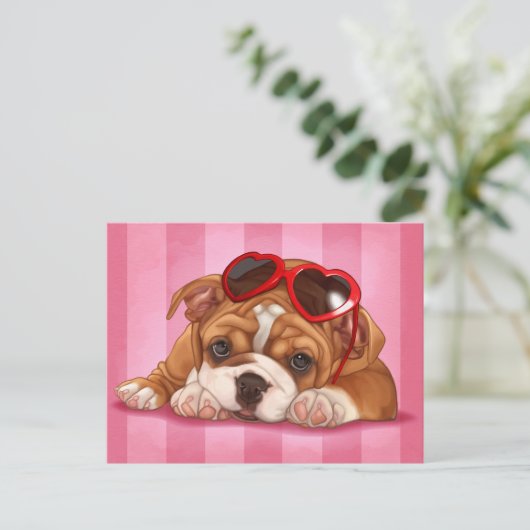 Carte Postale Je vous wuv (Debout devant)