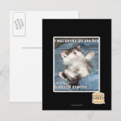 Carte Postale Je wuz gunna vous donne un câlin (Devant / Derrière)