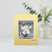 Carte Postale Je wuz gunna vous donne un câlin (Debout devant)