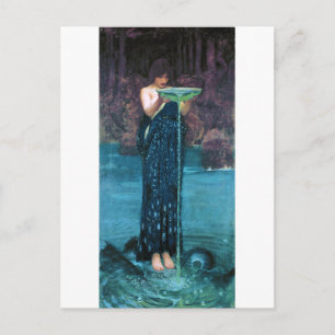 Carte Postale Jealous Circe, John William Waterhouse