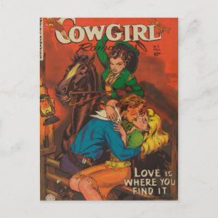 Carte Postale Jealous Cowgirl