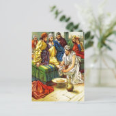 Carte Postale Jean 13:4-17 Laver les pieds des disciples (Debout devant)