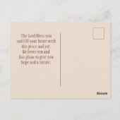 Carte Postale Jean 14:1 Ne laissez pas votre coeur troublé (Dos)