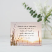 Carte Postale Jean 16:13 L'Esprit de Vérité vous guidera, Océan (Debout devant)