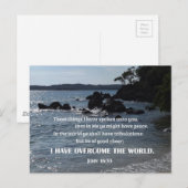 Carte Postale Jean 16:33 Ces choses que je vous ai dites (Devant / Derrière)