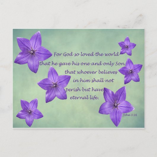 Carte Postale Jean 3:16 (Devant)
