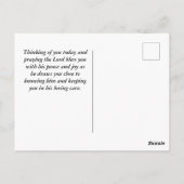 Carte Postale Jean 7:37 Quiconque a soif vient à Moi Bible (Dos)