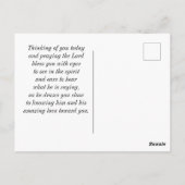 Carte Postale Jean 8:32 La Vérité vous mettra LIBRE Bible Verse (Dos)