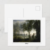 Carte Postale Jean-Baptiste-Camille Corot #14 - Beaux-Arts (Devant / Derrière)