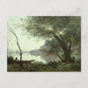 Carte Postale Jean-Baptiste-Camille Corot - Le Bateau