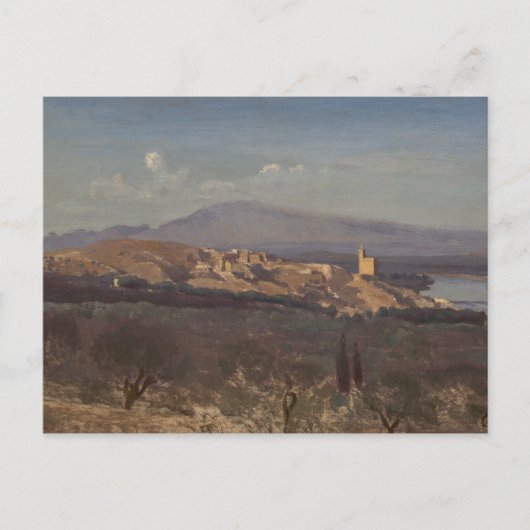 Carte Postale Jean-Baptiste-Camille Corot-Villeneuve-les-Avignon (Devant)