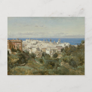 Carte Postale Jean-Baptiste-Camille Corot - Vue de Gênes