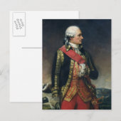 Carte Postale Jean-Baptiste de Vimeur Comte de Rochambeau (Devant / Derrière)