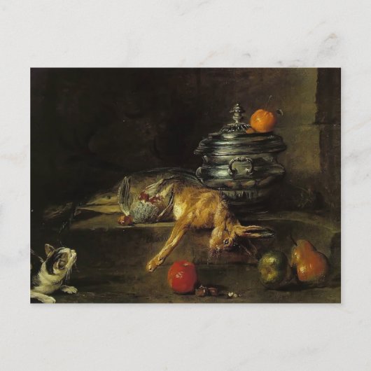 Carte Postale Jean-Baptiste-Simeon Chardin - Le Tureen d'argent (Devant)