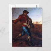 Carte Postale Jean-Francois Millet - La Tour (Devant / Derrière)