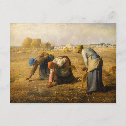 Carte Postale Jean-François Millet - Les Gleaners (Devant)