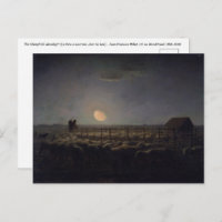 Jean-Francois Millet - Plié, Lune 1860
