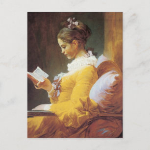 Carte Postale Jean-Honore Fragonard Le lecteur