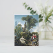 Carte Postale Jean-Honoré Fragonard Le progrès de l'amour (Debout devant)